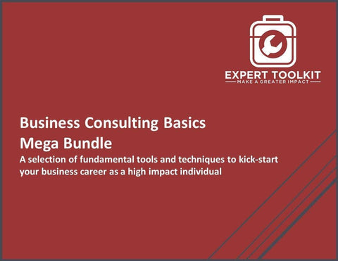An advertisement for Amazon's "Business Consulting Basics" with a briefcase icon and text on a maroon background, offering tools and techniques for career enhancement.